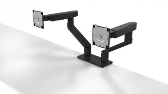 Dell Dual Monitor Arm - MDA20 kit de montage - bras réglable - pour 2 écrans LCD - noir 