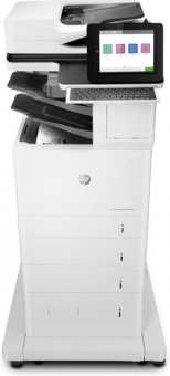 HP LaserJet Enterprise Flow MFP M635z - Imprimante multifonctions - Noir et blanc - laser - 216 x 864 mm (original) - A4/Legal (support) - jusqu'à 61 ppm (impression) - 3200 feuilles - 33.6 Kbits/s - USB 2.0, Gigabit LAN, hôte USB 2.0 