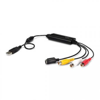 StarTech.com Adaptateur S-Vidéo vers USB 2.0 - Cable RCA à USB - Windows - Adaptateur de capture vidéo - USB 2.0 - NTSC, SECAM, PAL - noir 