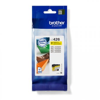 Brother LC426Y - À rendement élevé - jaune - original - cartouche d'encre - pour Brother MFC-J4335, MFC-J4340, MFC-J4540 