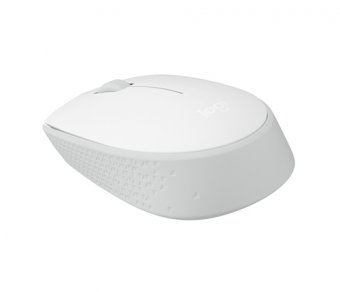 Logitech M171 - Souris - droitiers et gauchers - optique - 3 boutons - sans fil - 2.4 GHz - récepteur sans fil USB - blanc cassé 