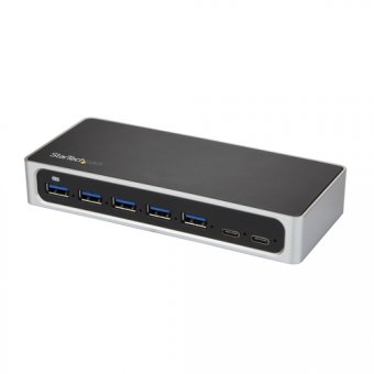 StarTech.com Hub USB-C à 7 ports avec alimentation externe - Concentrateur USB Type-C vers 5x USB A et 2x USB-C - USB 3.0 - Concentrateur (hub) - 5 x SuperSpeed USB 3.0 + 2 x USB-C - de bureau 