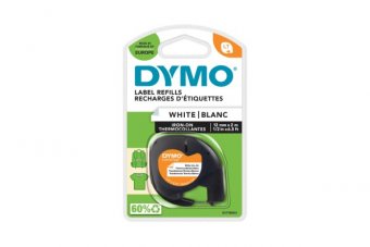 Ruban transfert DYMO vêtement N&B 12mmX2m 