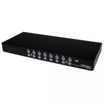 StarTech.com Kit de commutateur KVM USB a montage sur rack 1U 16 ports avec affichage a l'ecran et cables - Commutateur KVM - 16 x KVM port(s) - 1 utilisateur local - de bureau - pour P/N: RK2537BKM, RK3236BKF, RK4236BKB, RK4242BK24, RK4242BK30, RKCONS170 