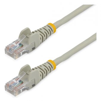 0.5m Gray Snagless Cat5e Patch Cable 