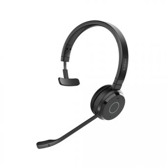 Jabra Evolve 65 TE Mono - Micro-casque - sur-oreille - Bluetooth - sans fil - USB-A via adaptateur Bluetooth - isolation acoustique - certifié UC 