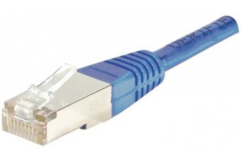 Cordon RJ45 catégorie 6 F/UTP bleu - 0,5 m 