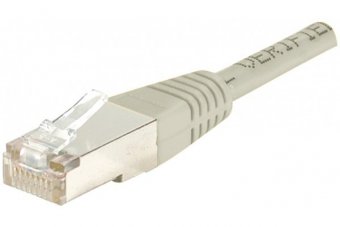 Cordon RJ45 catégorie 6 F/UTP gris - 2 m 