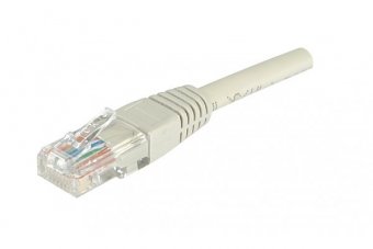 Cordon RJ45 catégorie 5e U/UTP gris - 1,5 m 