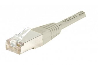 Cordon RJ45 catégorie 5e F/UTP gris - 0,5 m 