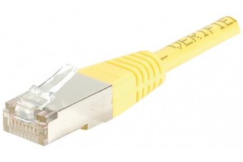 Cordon RJ45 catégorie 5e F/UTP jaune - 5 m 