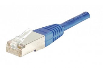 Cordon RJ45 catégorie 5e F/UTP bleu - 0,5 m 