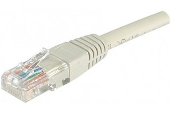 Cordon RJ45 catégorie 6 U/UTP gris - 1 m 