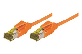 Cordon RJ45 sur câble CAT 7 S/FTP LSOH SNG orange - 0,3 m 