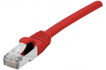 Cordon RJ45 catégorie 6A F/UTP LSOH snagless rouge - 25 m 