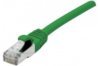 Cordon RJ45 catégorie 6A F/UTP LSOH snagless vert - 7,5 m 