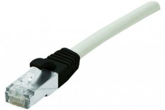 Cordon RJ45 catégorie 6 S/FTP LSOH PoE++ gris - 2 m 