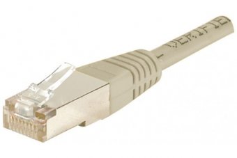 Cordon RJ45 catégorie 6 F/UTP gris CCA - 30 m 