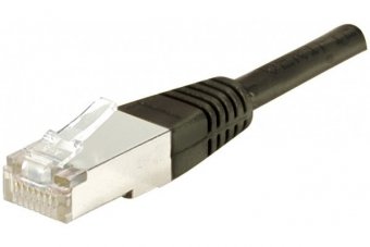 Cordon RJ45 catégorie 6 F/UTP noir CCA - 30 m 