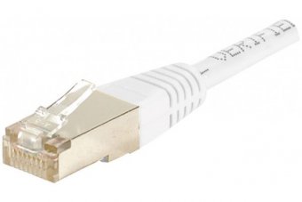 Cordon RJ45 catégorie 6 F/UTP blanc CCA - 30 m 