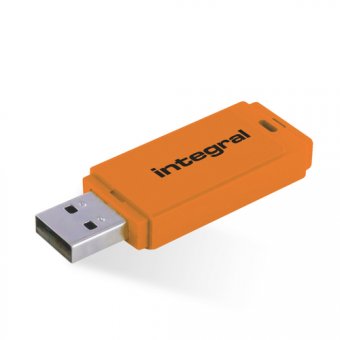 Integral Neon - Clé USB - 32 Go - USB 2.0 - orange 