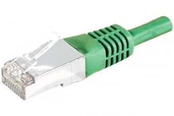 Cordon RJ45 catégorie 5e F/UTP vert CCA - 3 m 