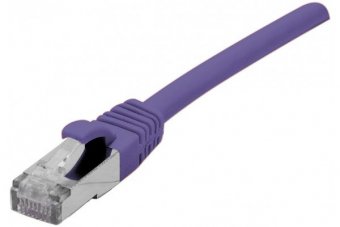 Cordon RJ45 catégorie 6 F/UTP LSOH snagless violet - 25 m 