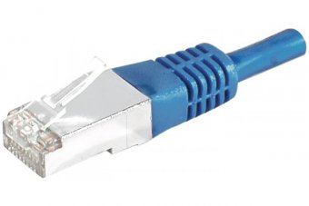 Cordon RJ45 catégorie 6 S/FTP bleu - 30 m 