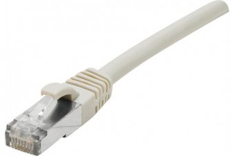 Cordon RJ45 catégorie 6 S/FTP LSOH snagless gris - 1 m 