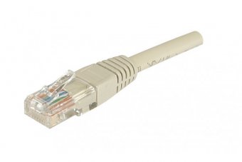 Cordon RJ45 catégorie 5e U/UTP gris CCA - 5 m 