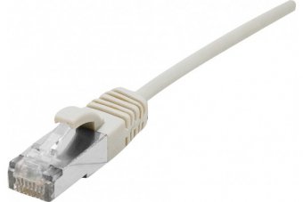 DEXLAN Cordon RJ45 CAT 6A S/FTP LSOH Ultra Fin gris - 0,3 m 