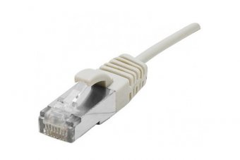 DEXLAN Cordon RJ45 CAT 6A S/FTP LSOH Ultra Fin gris - 2 m 