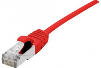 DEXLAN Cordon RJ45 CAT 6A S/FTP LSOH Ultra Fin rouge - 5 m 