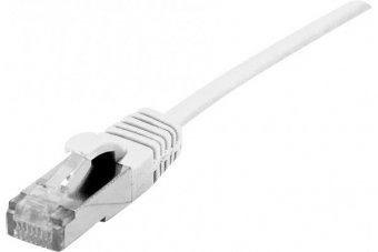 DEXLAN Cordon RJ45 CAT 6A S/FTP LSOH Ultra Fin blanc - 0,3 m 