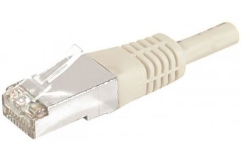 DEXLAN Cordon RJ45 catégorie 6A F/UTP gris - 0,15 m 