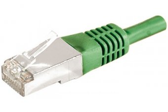 DEXLAN Cordon RJ45 catégorie 6A F/UTP vert - 1,5 m 