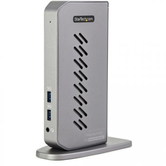 StarTech.com Dock USB-C USB-A - Station d'Accueil USB 3.0 Hybride Universelle pour PC Portable USB-C ou USB-A - Double Écran 4K 60Hz HDMI/DisplayPort - 6x USB-A, GbE - Windows/Mac (DK30A2DHUUE) - Station d'accueil - USB - 2 x HDMI, 2 x DP - 1GbE - 40 Watt 