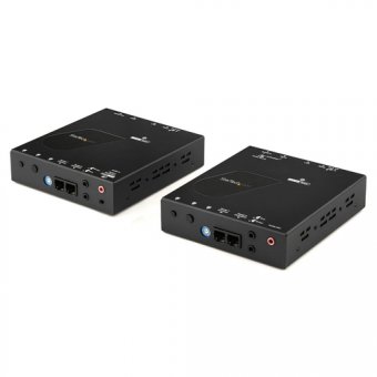 StarTech.com Kit extenteur HDMI sur IP avec prise en charge de mur d'images - 1080p - Adaptateur HDMI sur câble Ethernet - Cat5 ou Cat6 - Rallonge vidéo/audio/infrarouge/série - HDMI - jusqu'à 100 m - Conformité TAA - pour P/N: ST12MHDLAN2R 