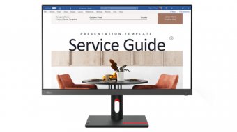 Lenovo ThinkVision S24i-30 - Écran LED - 24" (23.8" visualisable) - 1920 x 1080 Full HD (1080p) - IPS - 250 cd/m² - 1300:1 - 4 ms - noir corbeau 