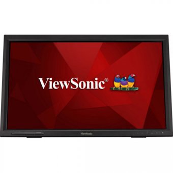 ViewSonic TD2423 - Écran LED - 24" (23.6" visualisable) - écran tactile - 1920 x 1080 Full HD (1080p) @ 75 Hz - VA - 250 cd/m² - 3000:1 - 7 ms - HDMI, DVI-D, VGA - haut-parleurs 