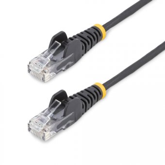 Cable - Black Slim CAT6 Patch Cord 1.5m 
