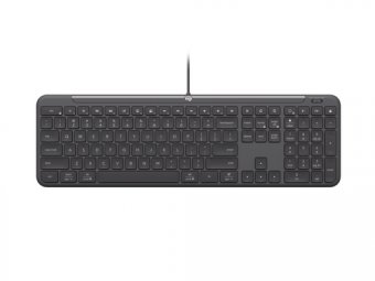 Logitech Signature Slim Wired K620 for Business - Clavier - full size - USB-C - AZERTY - Français 