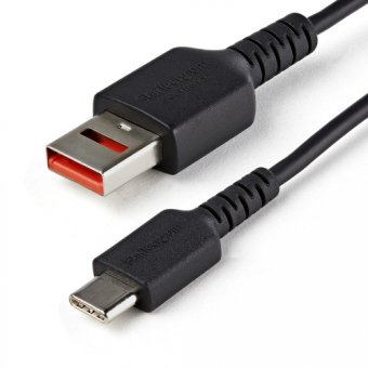StarTech.com Câble Chargeur Sécurisé 1m - Câble USB-A vers USB-C Data Blocker - Protection No-Data Charge/Alim. SmartPhone/Tablette - Câble Blocage Transfert Données USB (USBSCHAC1M) - Câble USB - USB (alimentation uniquement) (M) pour USB-C (alimentation 