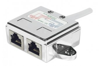 Eclateur de paires RJ45 STP LAN + LAN 