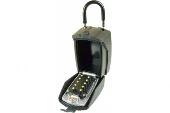 Mini coffre "garde clés" à code avec cache clavier - Spécial Chantier 