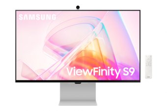 Samsung ViewFinity S9 S27C902PAU - S90PC Series - écran LED - Intelligent - 27" - 5120 x 2880 5K @ 60 Hz - IPS - 600 cd/m² - 1000:1 - 5 ms - Mini DisplayPort, Thunderbolt 4 - haut-parleurs - argent, argent métallisé 
