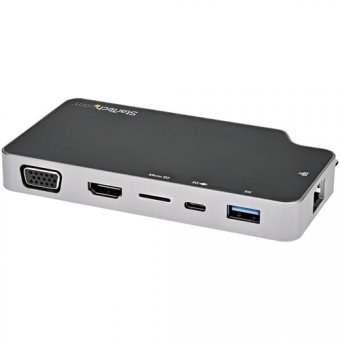 <p>Cet adaptateur multiport USB-C" avec HDMI/VGA vous permet d'ajouter des connexions indispensables à votre MacBook ou à votre ordinateur portable Windows, via un seul port USB-C.</p><h3>Connectez un écran HDMI 4K ou VGA1080p</h3><p>Pour une producti 