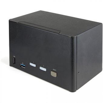 <p>Ce commutateur KVM 2 ports associe des fonctionnalités d'affichage numérique 4K 60 Hz au contrôle d'un maximum de deux ordinateurs connectés.</p><h3>Prise en charge complète audio et images 4K 60 Hz</h3><p>Le commutateur KVM DisplayPort prend en ch 
