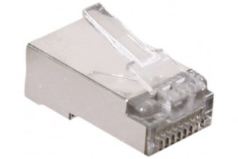 Connecteur à sertir 8P8C RJ45 STP Téléphonie - lot de 10 