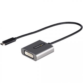 <p>Cet adaptateur USB-C" vers DVI permet de diffuser des signaux vidéo DVI à partir du port USB Type-C" de votre ordinateur portable, smartphone ou autre appareil USB-C.</p><h3>Câble rallongé</h3><p>Cet adaptateur USB-C est équipé d'un câble extra-lon 